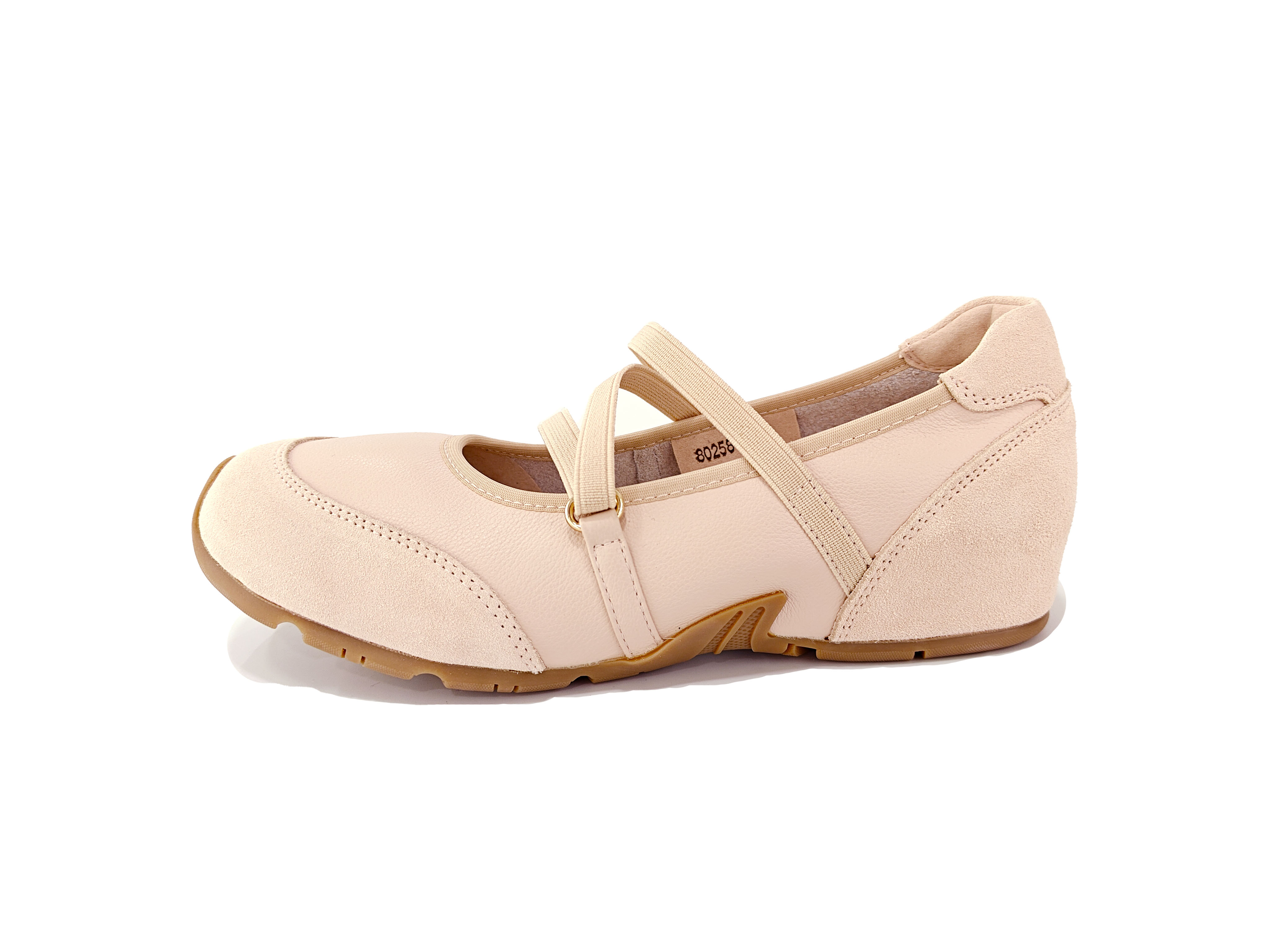 真皮橡筋休闲鞋