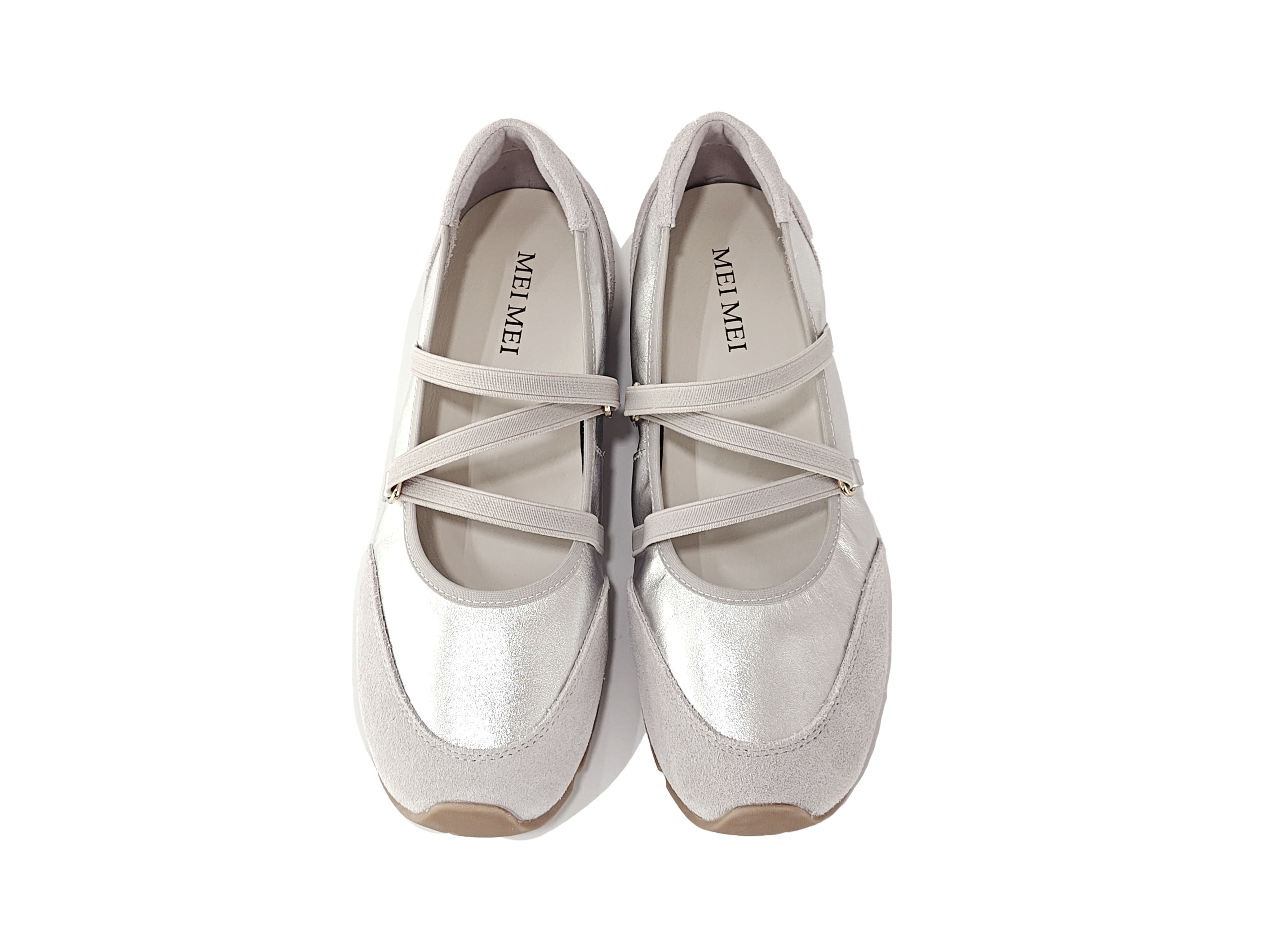 真皮橡筋休闲鞋