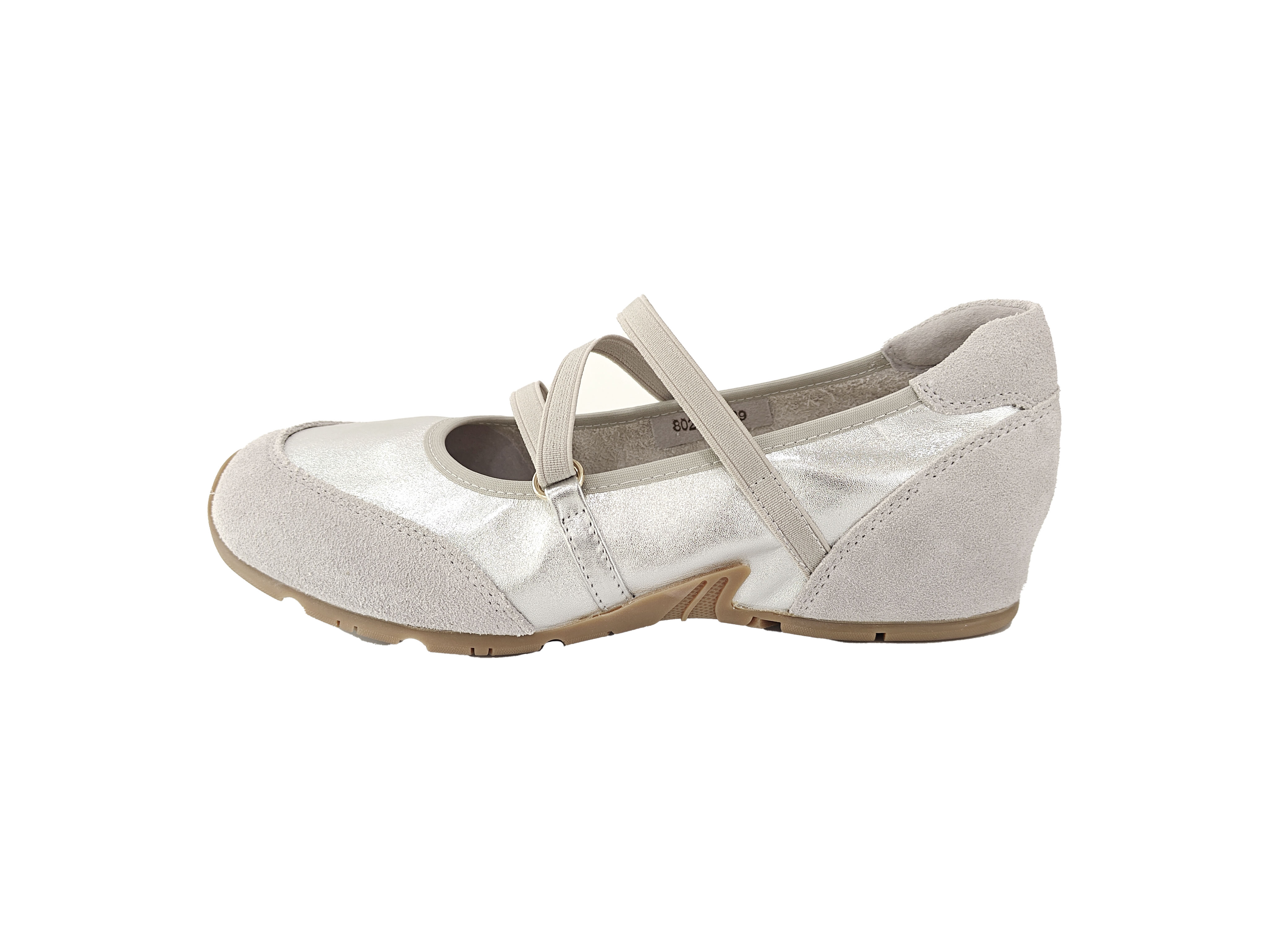 真皮橡筋休闲鞋