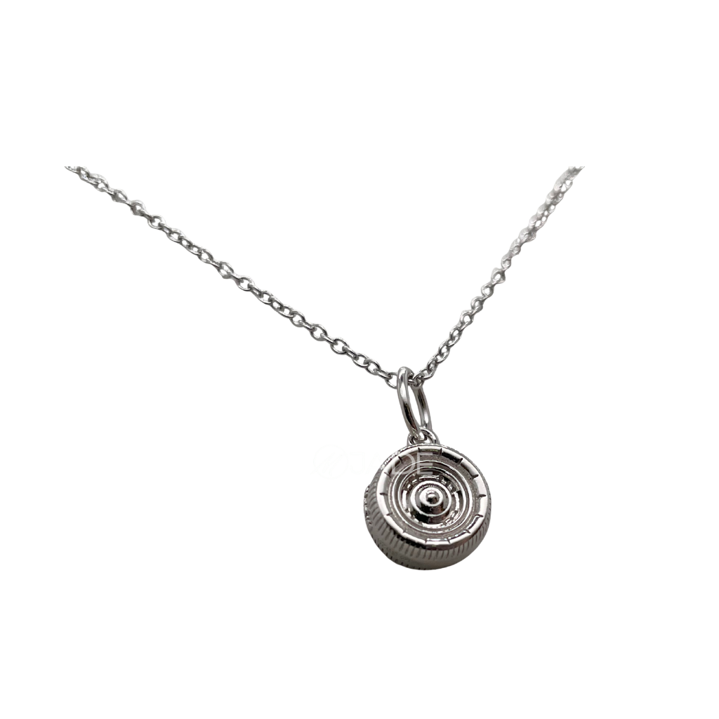 在地系列　賽車軚 純銀項鍊