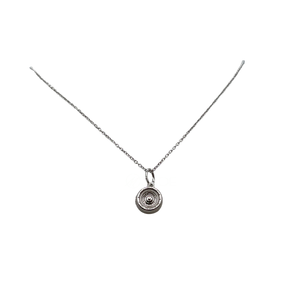 在地系列　賽車軚 純銀項鍊