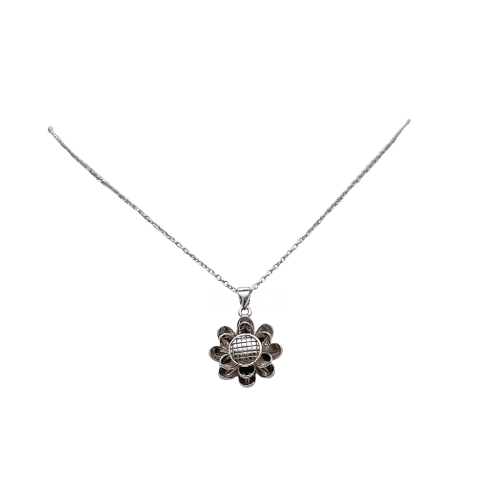 在地系列　蓮花 純銀項鍊