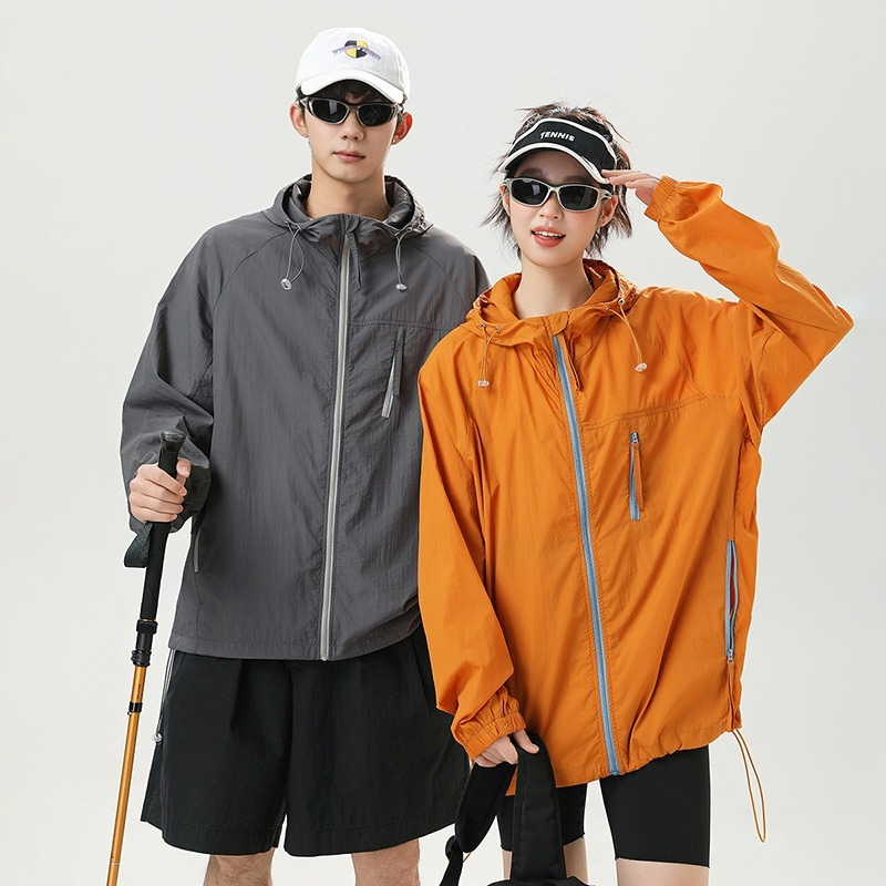 【透氣冰絲】遮陽冰絲透氣連帽戶外爬山釣魚防曬衣