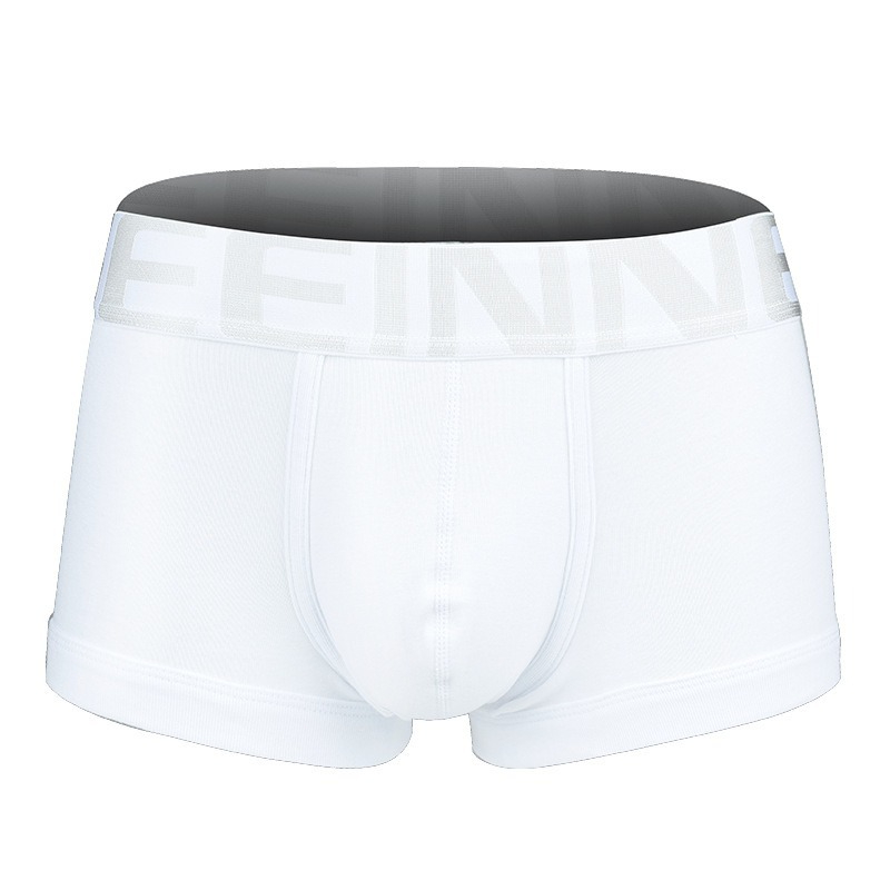 【透氣純棉系列】新款雙層純棉底襠大囊袋彈力平角男士內褲