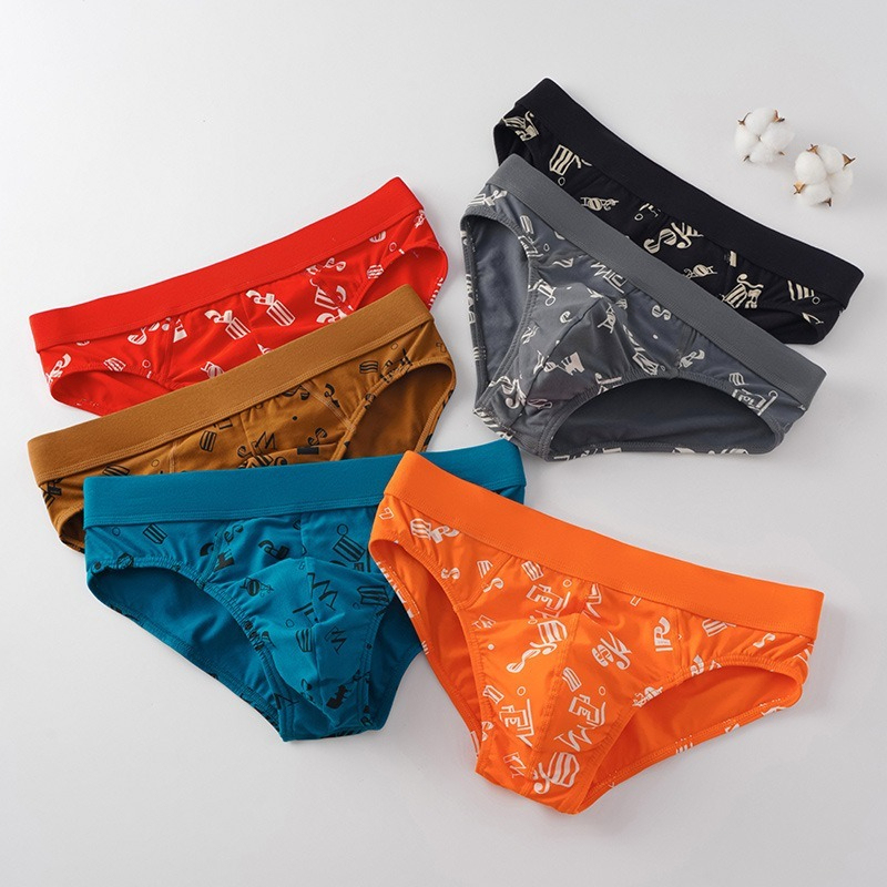 【柔軟親膚】純色優質長絨棉透氣吸汗3D大囊袋男士三角褲