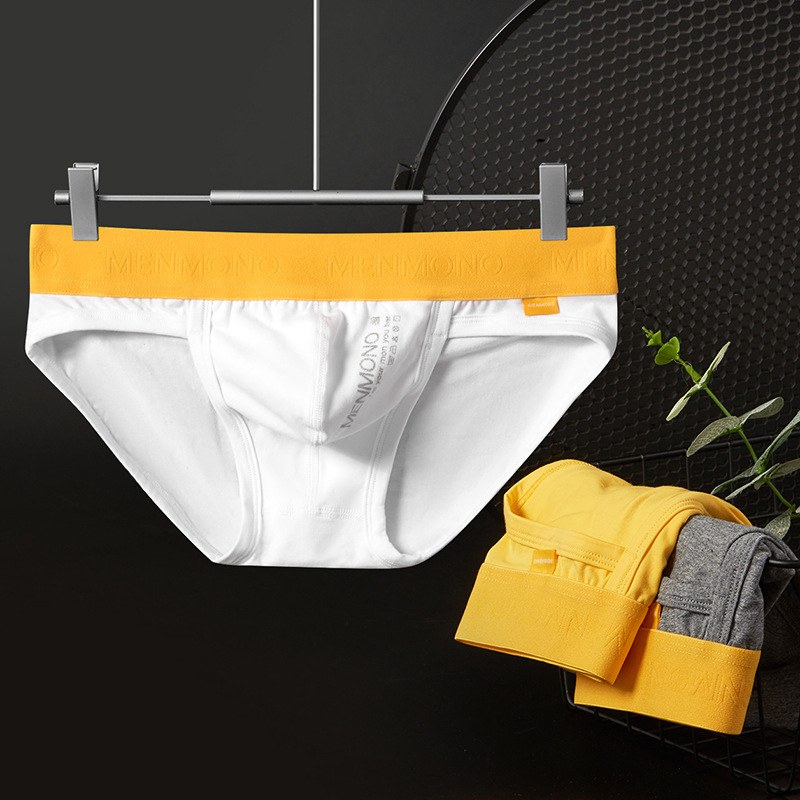 [Copy]【不夾臀/不捲邊/不勒腰】經典透氣親膚低腰立體囊袋男士三角内褲