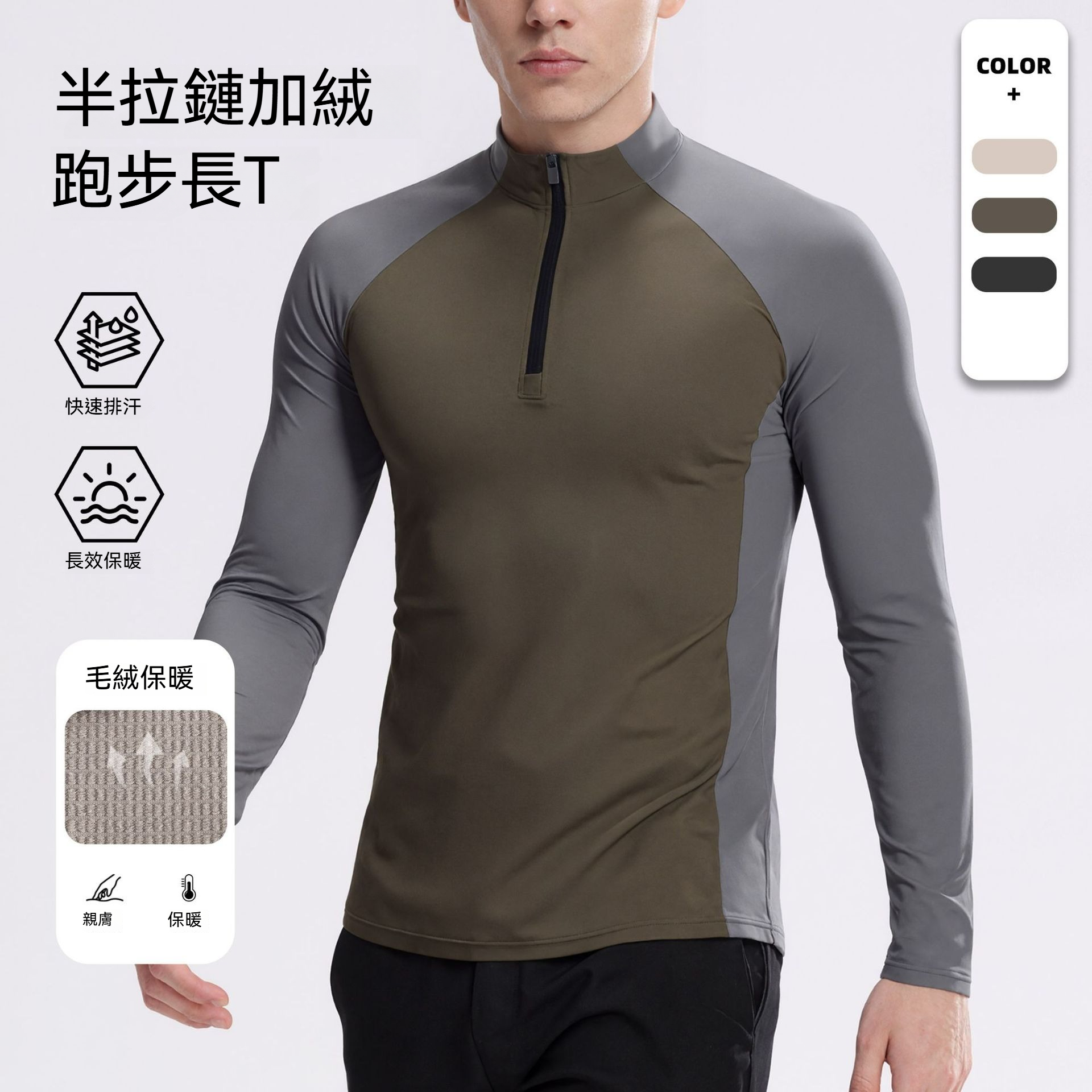 [Copy]【升級保暖雪尼爾】加絨柔軟保暖潮流肌理設計男士長袖針織衫