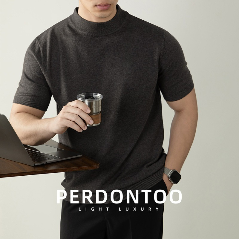 [Copy]【雲感莫代爾】高端莫代爾雲感棉拉鏈口袋秋冬打底衫男士長袖