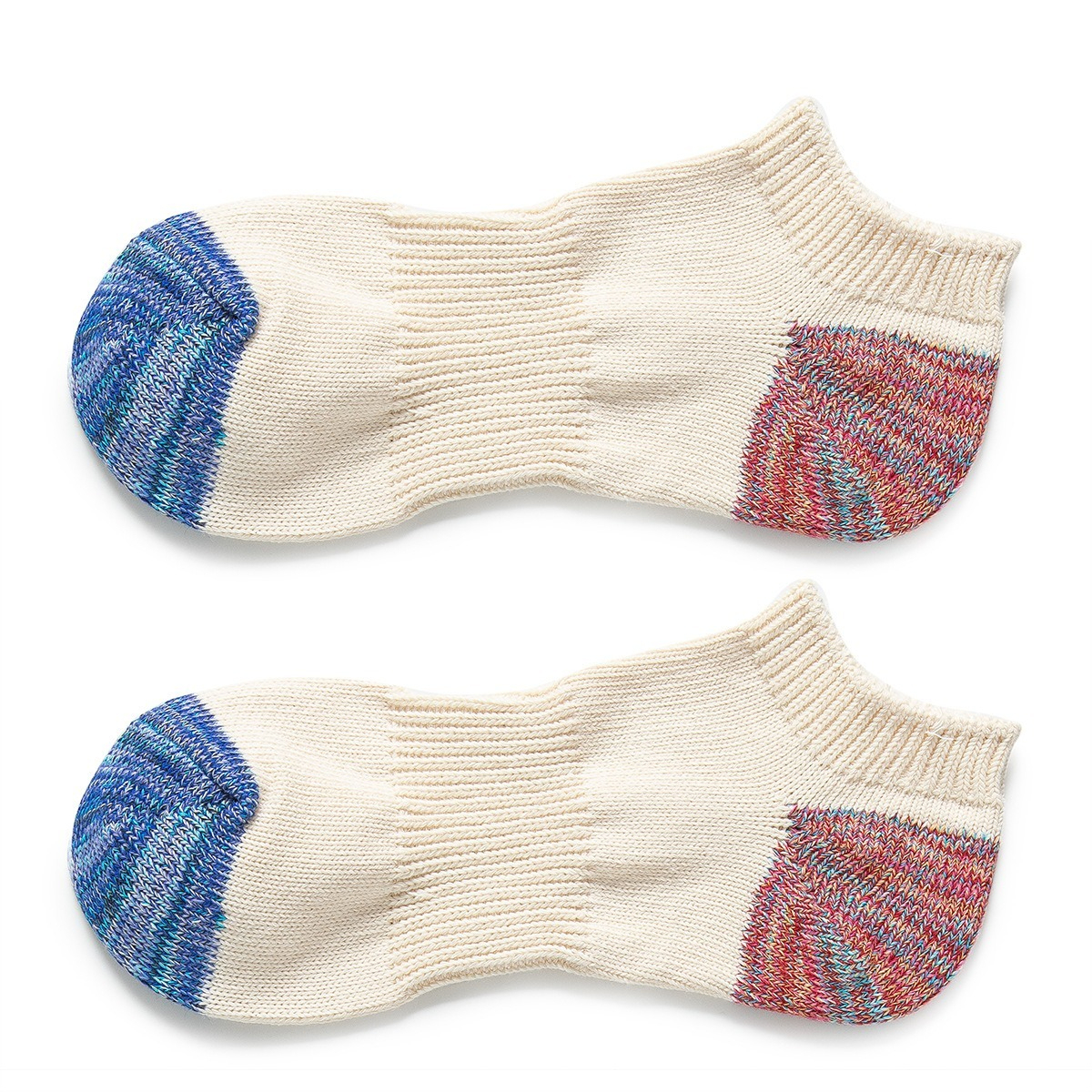 【日系復古風】ins潮牌粗綫短襪低幫街頭戶外拼色船襪