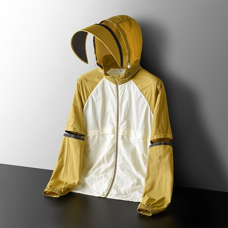 【戶外山系】 可拆卸袖子UPF50+防紫外綫遮陽情侶防曬服