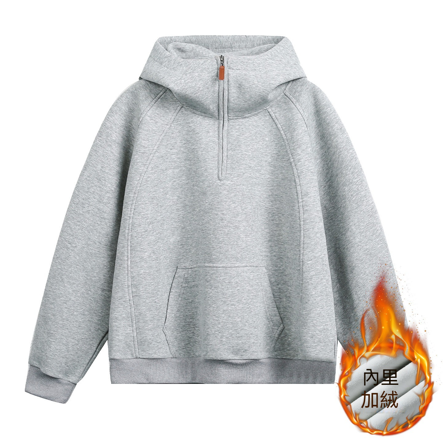 [Copy]【復古大紋花肌理】秋冬加厚質感純色圓領毛衣寬鬆肌理男士針織衫