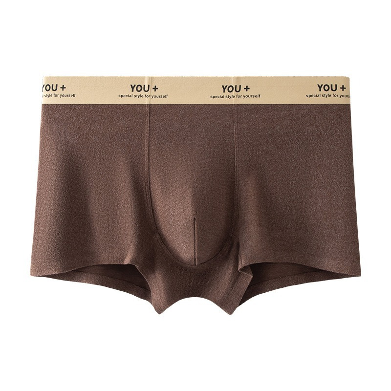 [Copy]【雲感大空間】純棉透氣柔軟棉純色高彈大碼抑菌男士平角内褲