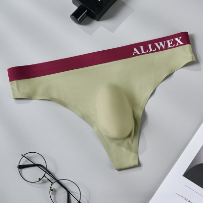 【輕奢撞色系列】全台爆賣！夏季3D衝模性感低腰冰絲男士T褲