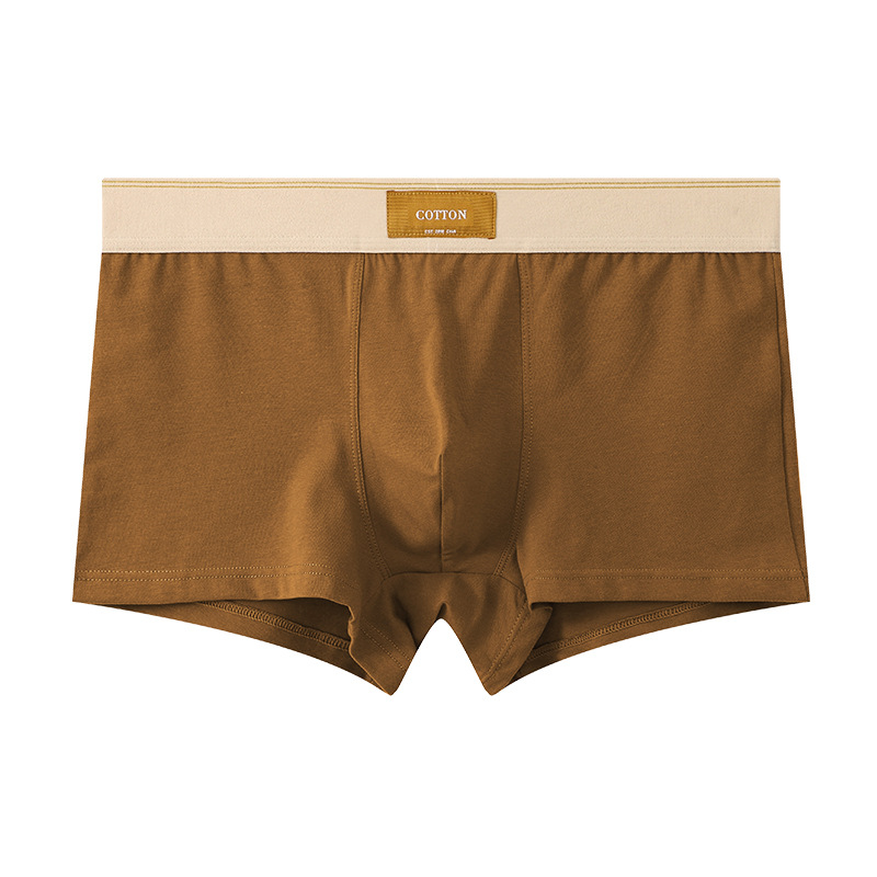 [Copy]【立體承托大空間】經典撞色純棉透大囊袋男士三角内褲