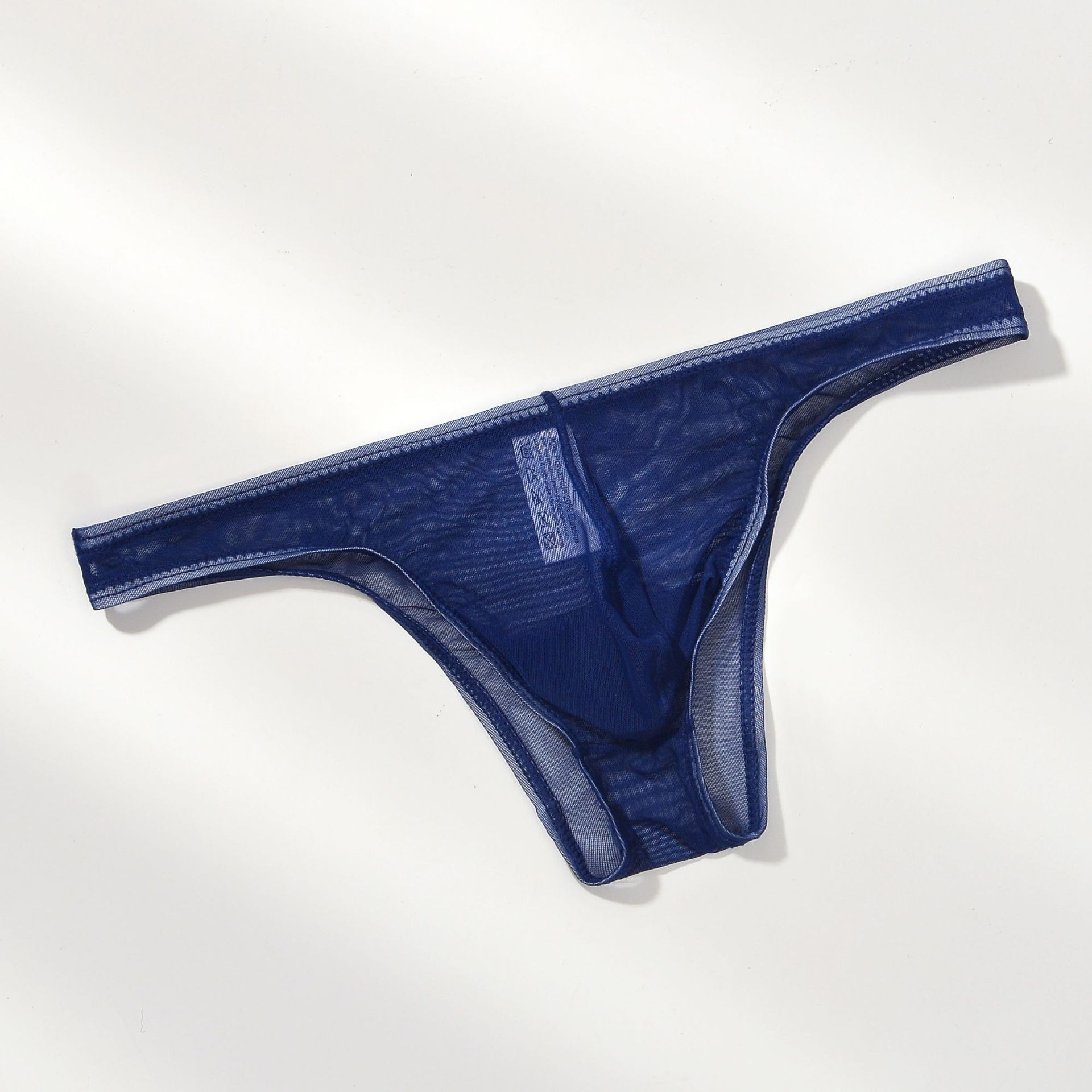 【網紗半包臀設計】新款網紗冰絲透氣性感U凸囊袋男士三角內褲