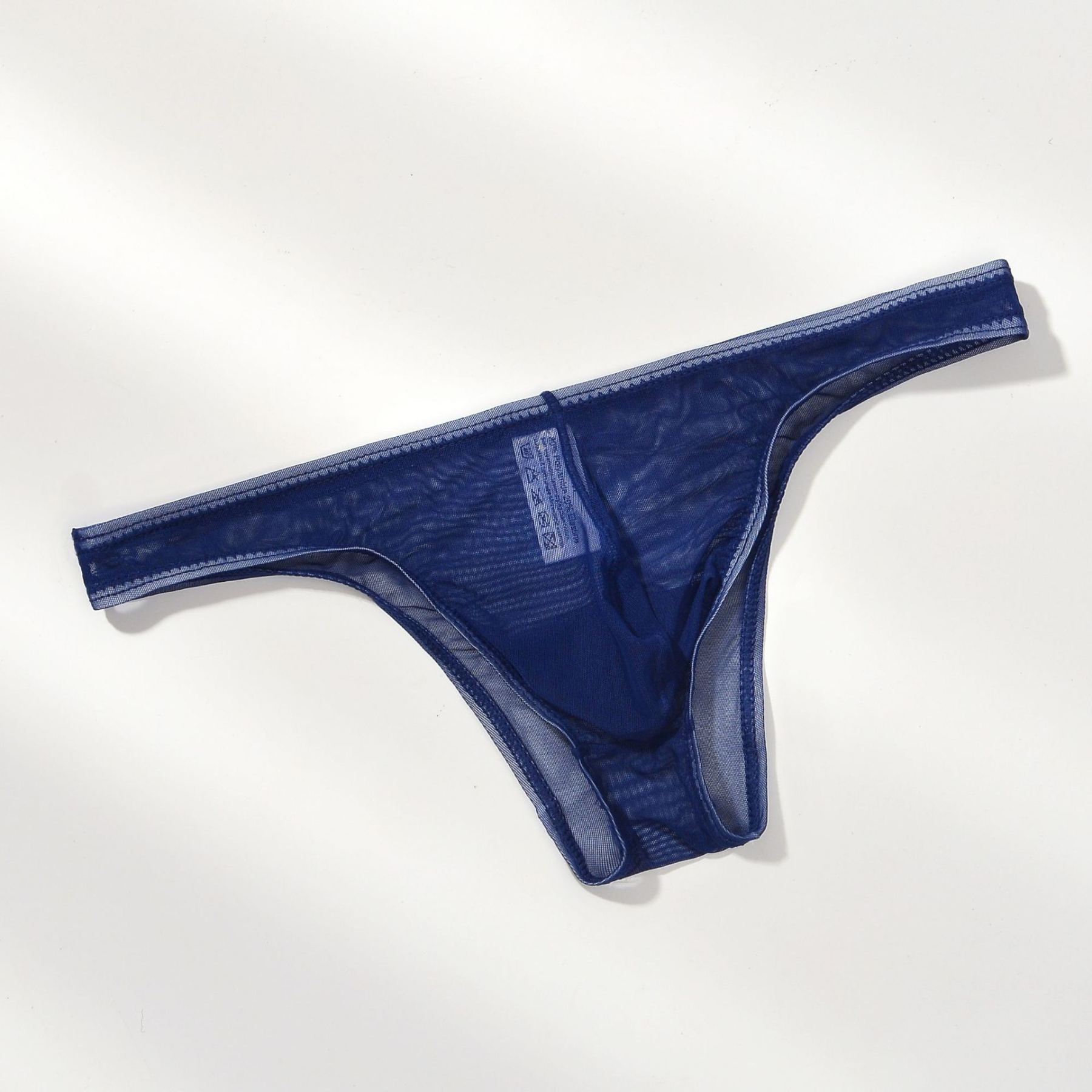 【網紗半包臀設計】新款網紗冰絲透氣性感U凸囊袋男士三角內褲