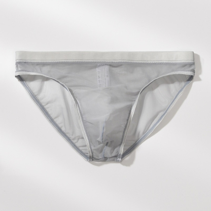 【幾乎感覺不到它的存在】新款網紗超薄性感彈力透氣男士三角內褲