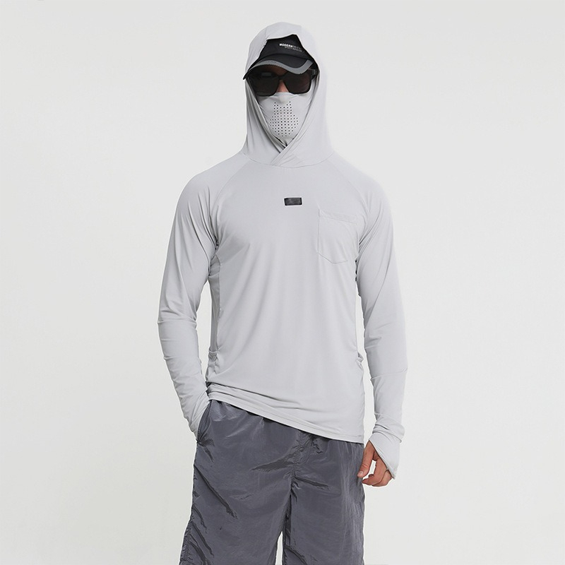 【質感防曬系列】速乾耐磨~新款帶口袋排汗吸濕涼感防曬衣