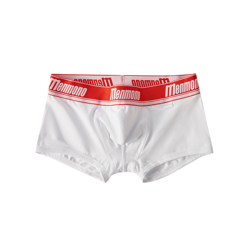 【經典撞色】乾爽透氣純棉運動風男士四角内褲