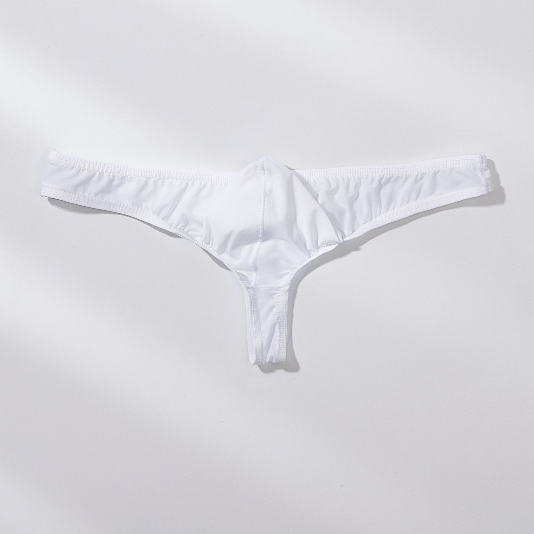 【半透明冰絲薄感】低腰冰絲小三角囊袋性感男士T褲內褲