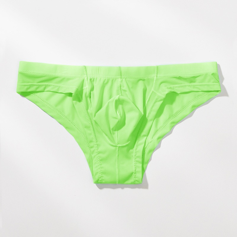 【半透明冰絲薄感】透氣冰絲U凸囊袋性感男士三角內褲