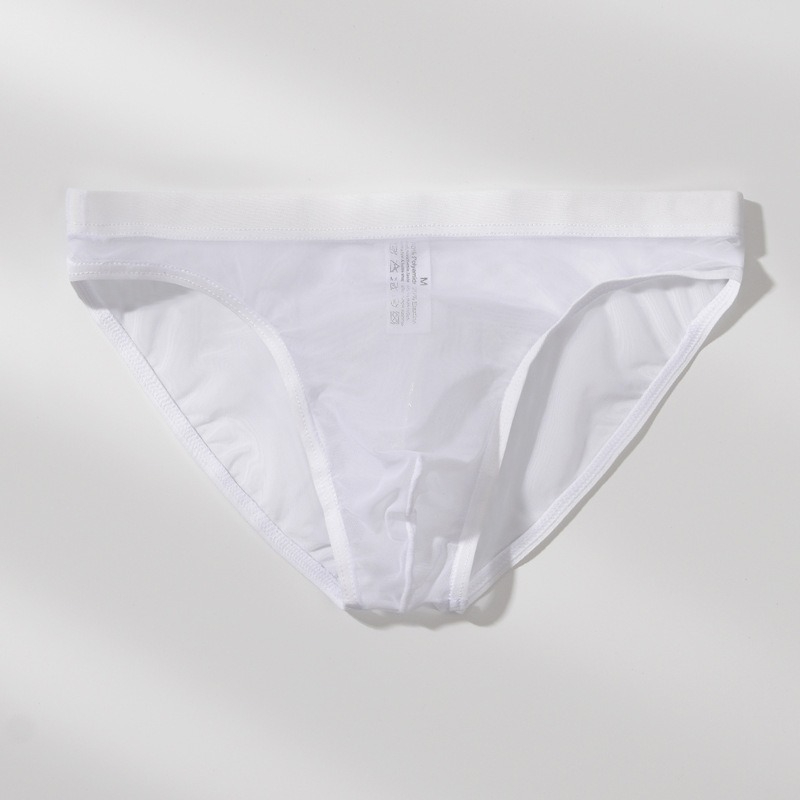 【幾乎感覺不到它的存在】新款網紗超薄性感彈力透氣男士三角內褲