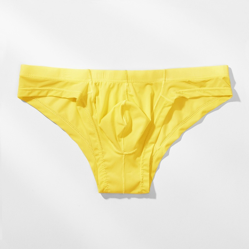 【半透明冰絲薄感】透氣冰絲U凸囊袋性感男士三角內褲