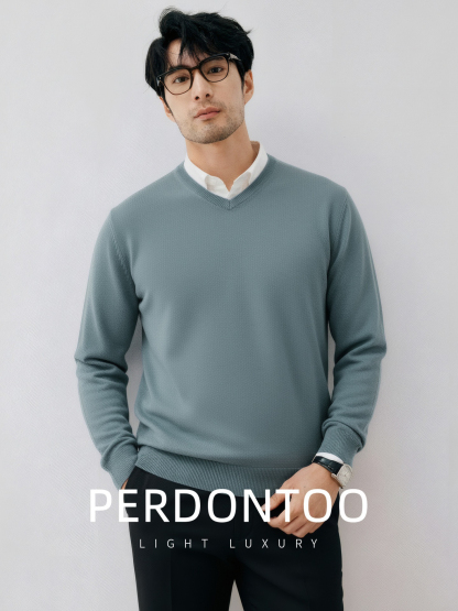 [Copy]【軟糯親膚自發熱】優選羊毛桑蠶絲雙面絨保暖内搭男士插肩袖長袖T恤