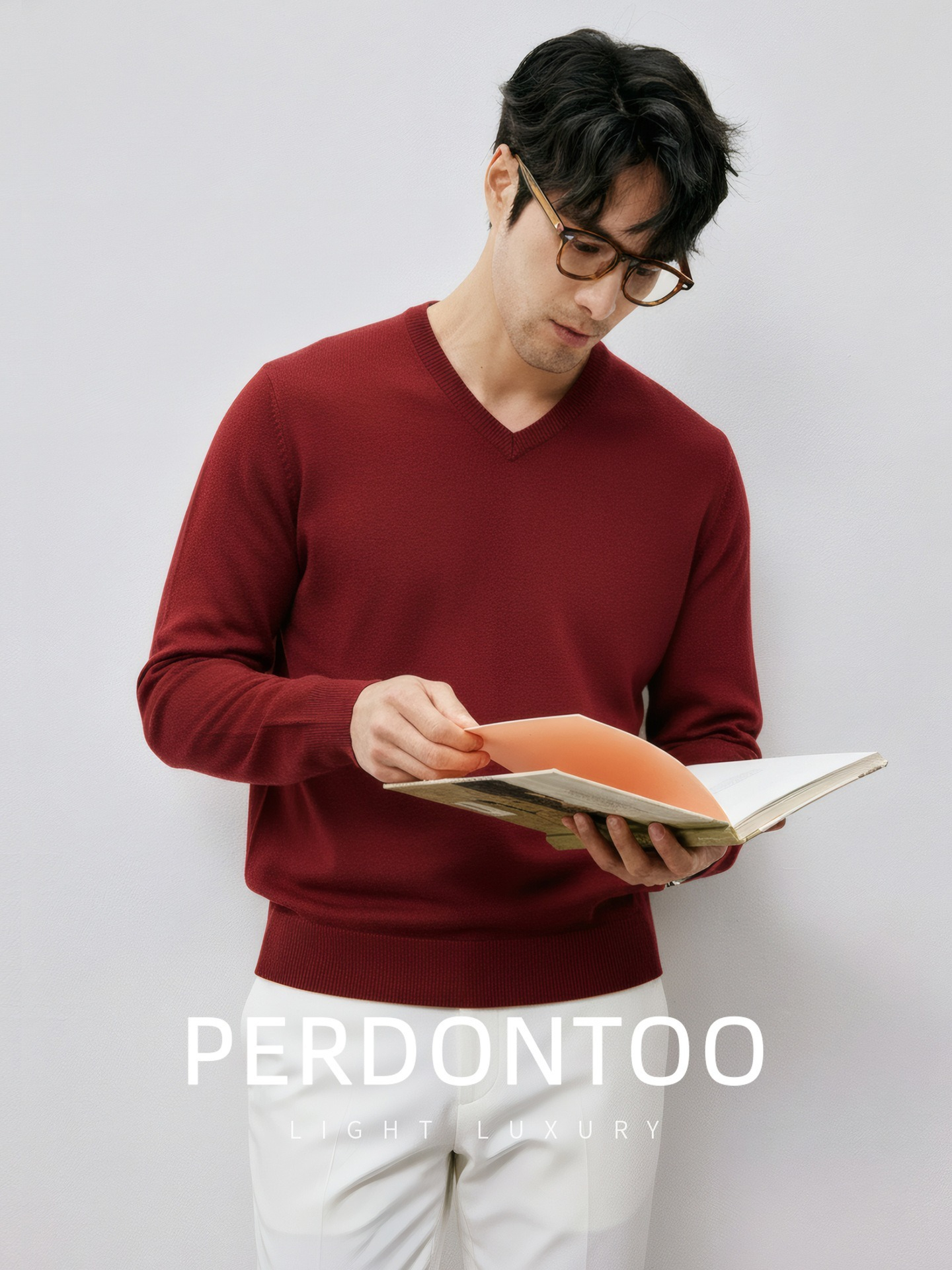 [Copy]【軟糯親膚自發熱】優選羊毛桑蠶絲雙面絨保暖内搭男士插肩袖長袖T恤