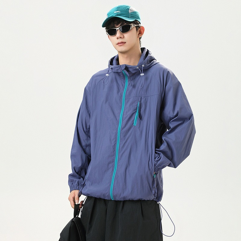 【透氣冰絲】遮陽冰絲透氣連帽戶外爬山釣魚防曬衣