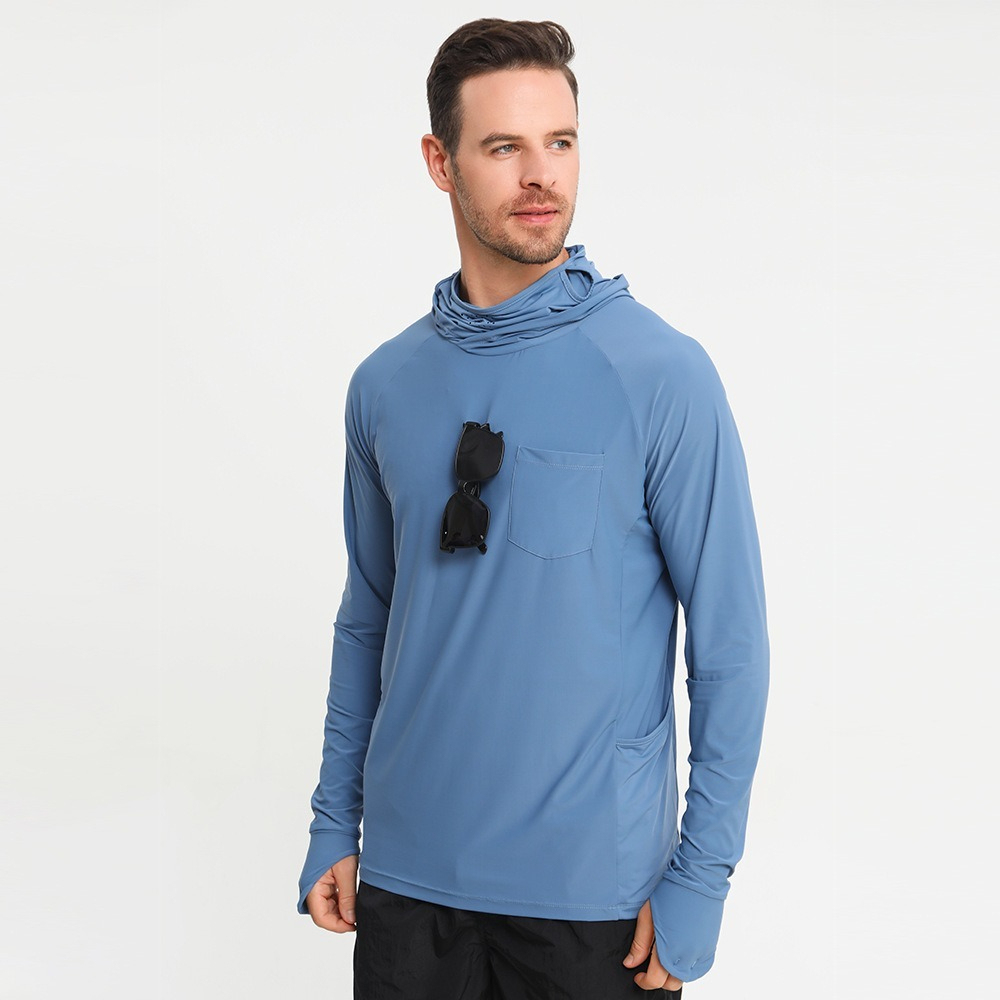 【質感防曬系列】速乾耐磨~新款帶口袋排汗吸濕涼感防曬衣