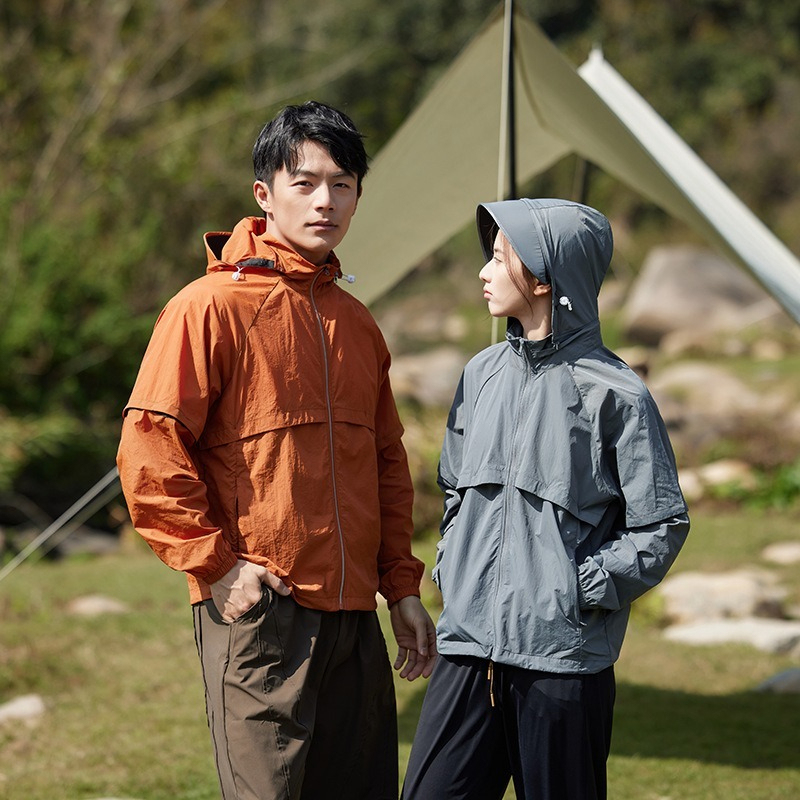 【戶外山系】 可拆卸袖子UPF50+防紫外綫遮陽情侶防曬服