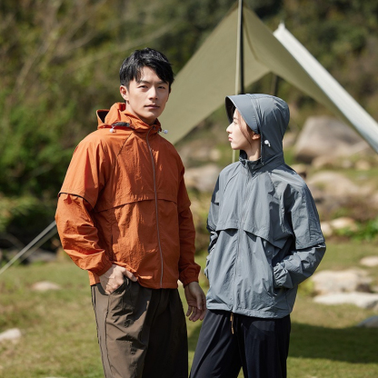 【戶外山系】 可拆卸袖子UPF50+防紫外綫遮陽情侶防曬服