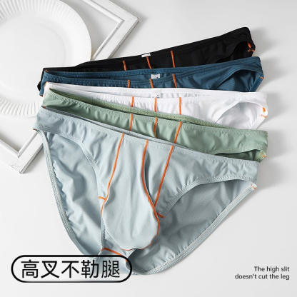 【如雲端般舒適】高叉不勒腿大囊袋男士三角內褲