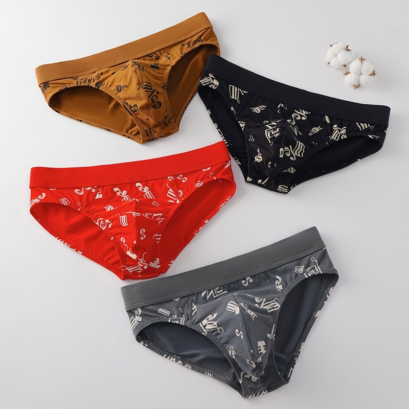 【柔軟親膚】純色優質長絨棉透氣吸汗3D大囊袋男士三角褲