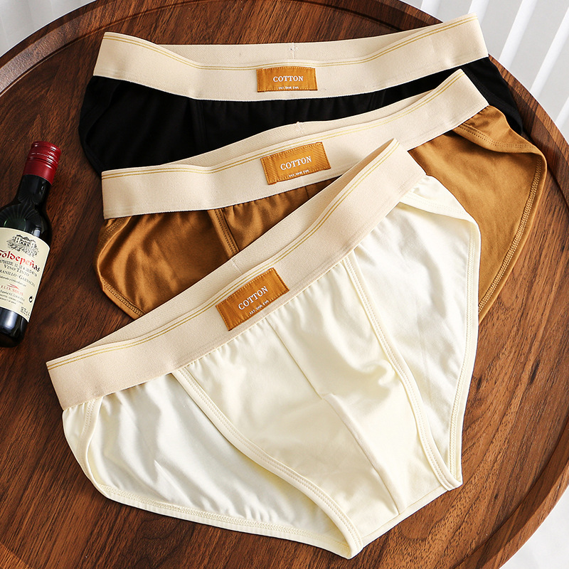 [Copy]【性感蕾絲系列】低腰冰絲U凸超薄透氣男士三角內褲