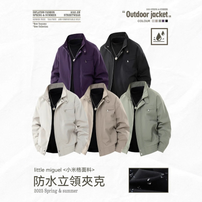 [Copy]【升級複合搖粒絨秒聚熱】戶外保暖鎖溫防水防風熱感應男士夾克外套