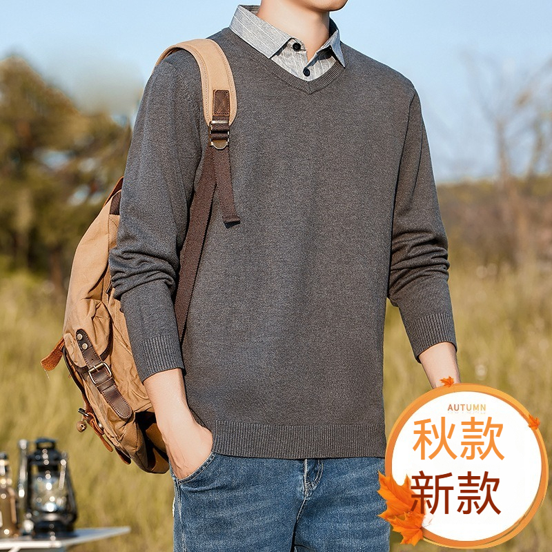 [Copy]【軟糯親膚自發熱】優選羊毛桑蠶絲雙面絨保暖内搭男士插肩袖長袖T恤