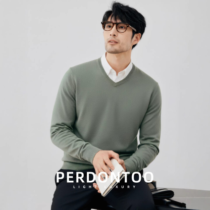 [Copy]【軟糯親膚自發熱】優選羊毛桑蠶絲雙面絨保暖内搭男士插肩袖長袖T恤