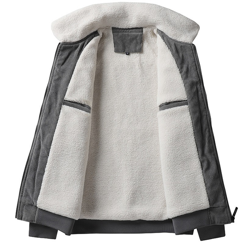 [Copy]【升級雙面德絨】冬季新款加絨加厚半拉鏈長袖内搭男士百搭衛衣