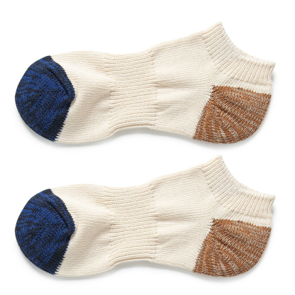 【日系復古風】ins潮牌粗綫短襪低幫街頭戶外拼色船襪