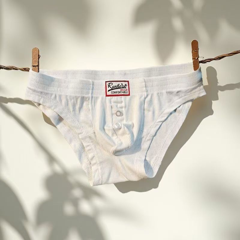 [Copy]【氣質條紋款】舒仕新款潮男條紋撞色包臀男士三角内褲