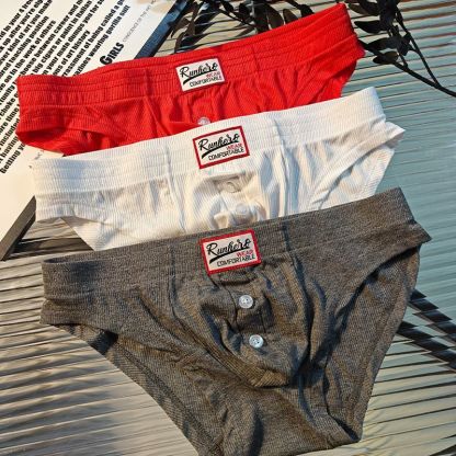 [Copy]【氣質條紋款】舒仕新款潮男條紋撞色包臀男士三角内褲