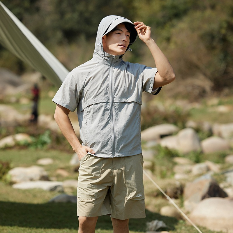 【戶外山系】 可拆卸袖子UPF50+防紫外綫遮陽情侶防曬服
