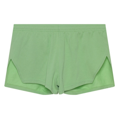 【親膚阿羅褲】透氣純棉~側開叉帶口袋抗菌囊袋阿羅褲家居褲