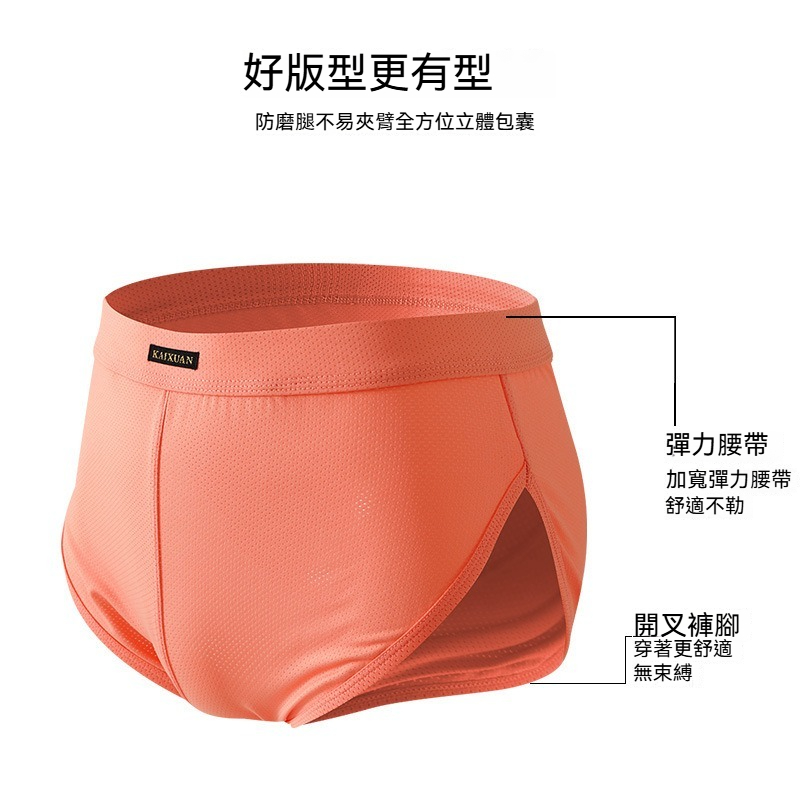 【可拆卸大囊袋】一褲兩穿~冰絲網孔透氣速乾低腰阿羅褲運動短褲內褲