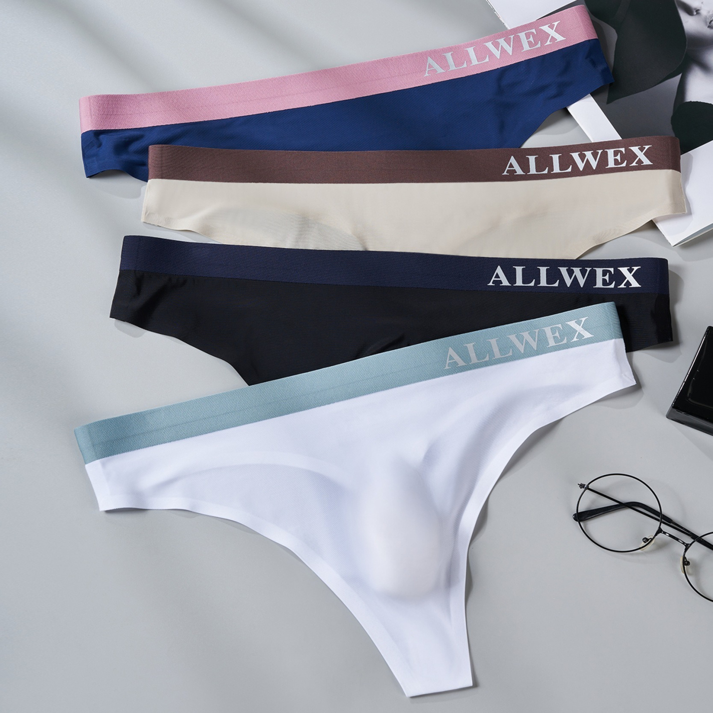 【輕奢撞色系列】全台爆賣！夏季3D衝模性感低腰冰絲男士T褲