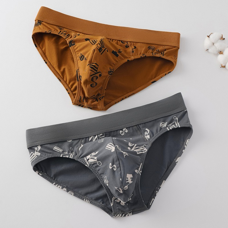 【柔軟親膚】純色優質長絨棉透氣吸汗3D大囊袋男士三角褲