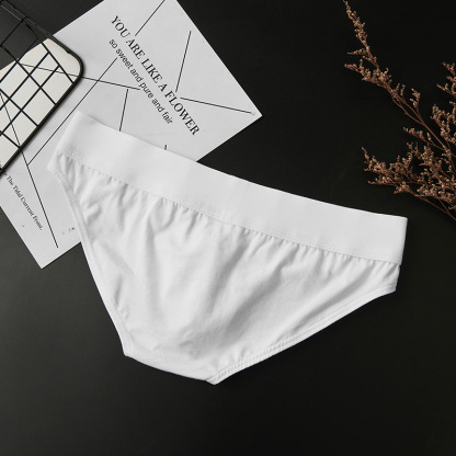 [Copy]【不夾臀/不捲邊/不留痕】純棉透氣親膚低腰立體囊袋運動風男士三角内褲