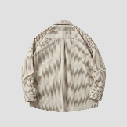 [Copy]【復古老錢風】秋季新款肌理絨古巴領高級慵懶風垂感襯衣外套